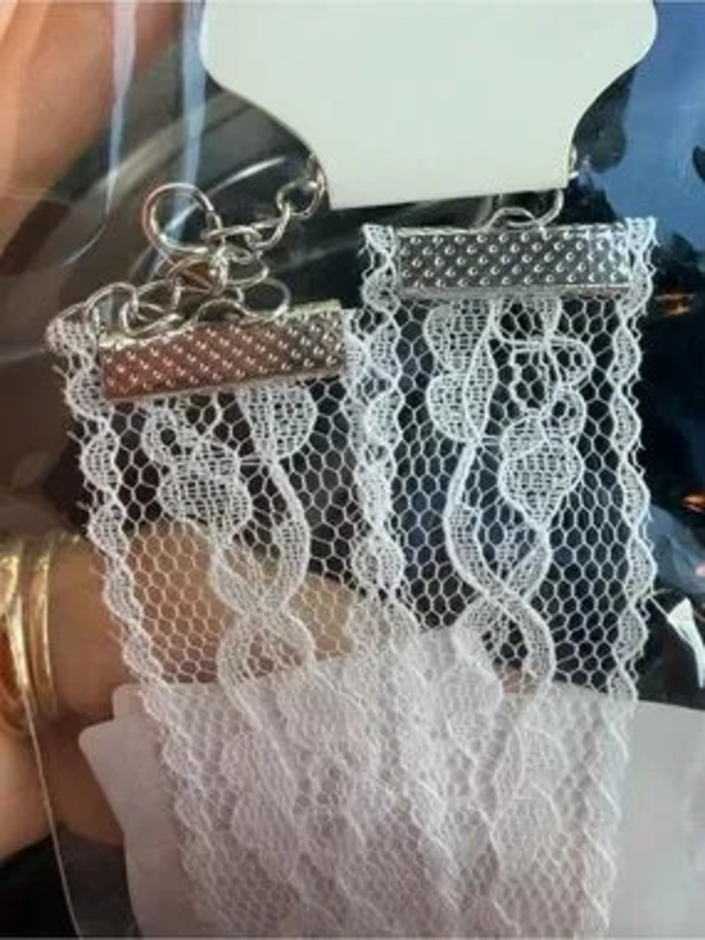 Delicate White Lace Choker Necklace
